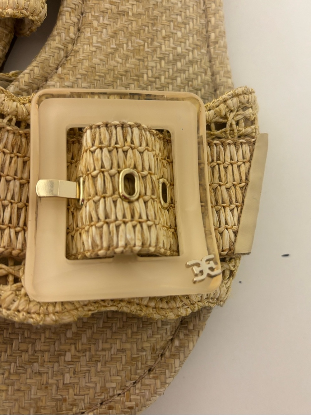Sam Edelman New York Woven Straw Sandals - 10M - Picture 2 of 7